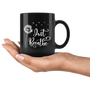 Just Breathe Black Mug