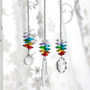 7 Chakras Prism Crystal Suncatcher 3pcs/set