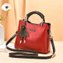 2020 autumn new one-shoulder handbags PU leather European and American fashion casual handbags ladies handbags one drop-Alibaba