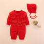 Baby clothes foreign trade spring and autumn new girls net yarn one-piece girls' dresses baby onesies