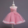 children cross-border new flower girl girl catwalk dress dress children puffy mesh princess dress costume