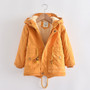 Autumn and winter new boys plus velvet thick warm hooded swallowtail windbreaker winter jacket winter children's jacket