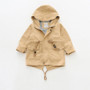 Autumn and winter new boys plus velvet thick warm hooded swallowtail windbreaker winter jacket winter children's jacket