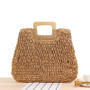 2020 Round Straw Bags Women Summer Rattan Bag Handmade Woven Beach Cross Body Bag Circle Bohemia Handbag Bali bolso paja