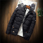 autumn winter New Jacket fashion trend Casual thickened warm cotton-padded clothes Slim baseball coats size Down Warm Jacket