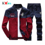 Fashion New Arrival Sporting Suit Men Spring And Autumn Casual Sweatshirt+Sweatpants Two Pieces Tracksuit Men Slim Tracksuit