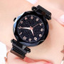 Luxury Starry Sky Women Watches Rose Gold Bracelet Magnet Mesh Band Rhinestones Quartz Wristwatch Ladies Female Diamond Watch