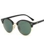 Hot  Sunglasses Women Popular Brand Designer Retro men Summer Style Sun Glasses Rivet Frame Colorful Coating Shades