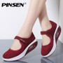 PINSEN 2019 Summer Fashion Women Flat Platform Shoes Woman Breathable Mesh Casual Shoes Moccasin Zapatos Mujer Ladies Boat Shoes