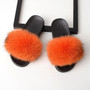 Fur Slippers Women Real Fox Fur Slides Home Furry Flat Sandals Female Cute Fluffy House Shoes Woman Brand Luxury 2019