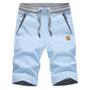 Summer solid casual shorts men cargo shorts plus size 4XL  beach shorts M-4XL AYG36