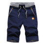 Summer solid casual shorts men cargo shorts plus size 4XL  beach shorts M-4XL AYG36