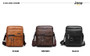 JEEP BULUO Luxury Brand Men Messenger Bags Crossbody Business Casual Handbag Male Spliter Leather Shoulder Bag Large Capacity