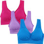 Seamless Push Up Bra Plus Set of 3