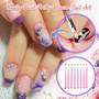 FloraPen - Chic Flower Petal Nail Art Brush Pen Set