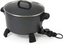 National Presto 10-quart Kitchen Kettle XL steamer Multi-Cooker, Black