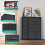 Fabric Dresser with 7 Drawers, Dresser Organizer Storage Tower with Steel