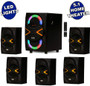 5.1-Channel with LED lights and Bluetooth Home Theater Speaker System