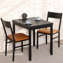 HOMURY 3 Piece Dining Table Set with Cushioned