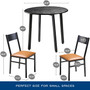 HOMURY 3 Piece Dining Table Set with Cushioned