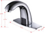 Charmingwater Automatic Sensor Touchless Bathroom Sink Faucet