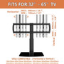 Universal TV Stand/ Base Tabletop TV Stand with Wall Mount for 32