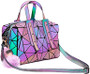 Geometric Handbag Luminous Women Tote Bag Holographic Purses and Handbags