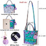 Geometric Handbag Luminous Women Tote Bag Holographic Purses and Handbags