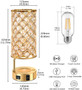 Crystal Wireless Charging Table Lamp for Bedroom