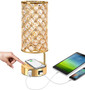 Crystal Wireless Charging Table Lamp for Bedroom