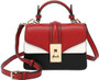 Scarlet on Mini Top Handle Satchel Handbag for Women, Vegan Leather 3