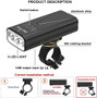 USB Rechargeable Bike Light Set, 3 Light Mode Fits All Bicycles.