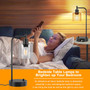 Nightstand Table Lamp with 2 USB Ports