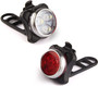 Super Bright Front Headlight and Rear LED Bicycle Light,4 Light Mode Options.