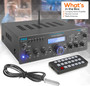 200W Audio Stereo Receiver-Wireless Bluetooth