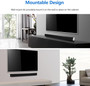 TV Sound Bar with Built-in Subwoofers and Bluetooth