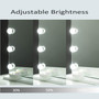 SHOWTIMEZ Vanity Mirror with Lights, Wall-Mounted or Tabletop