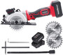Cordless Circular Saws, Two 24 Teeth Blades 20V 4.0Ah Battery and Charger Included.