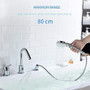 Bathtub Filler Faucet, 3-Hole Deck-Mount Bathtub Faucet Mixer Faucet