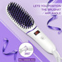 Veru ETERNITY Hair Straightening Brush, Ionic Hair Straightener Brush