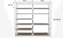 Double Row Shoe Rack Covered with Nonwoven Fabric(7-Tiers