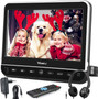 Vanku 10.1" Car DVD Player with Headrest Mount, Wall Charger, Headphone