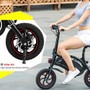 Folding Electric Bicycle E-Bike Scooter w/350W Powerful Motor & 15 Mile Range.