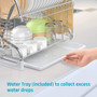 Dish Drying Rack, iSPECLE 2 Tier Dish Rack with Utensil Holder
