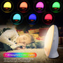 Wake Up Light Sunrise Alarm Clock, 7 Colors Bedside Night Light