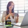 EALEK Wireless Charger QI Certified | Digital Alarm Clock with Brightness