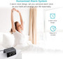 Pointouch Digital Alarm Clock with Wireless Charger for Bedroom
