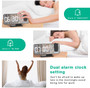 Alarm Clock for Bedroom, Radio Digital Alarm Clock with USB Charger