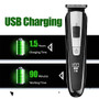 Men Barbers, Electric Beard Trimmer Shaver, 2 Speed Body Groomer/Nose