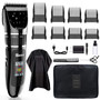 SKEY cordless hair clippers, featuring adjustable ceramic blade and fixed titanium blade, rustproof and sharp